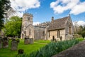 The Church of the Holy Rood in Ampney Crucis, Gloucestershire, England, UK Royalty Free Stock Photo