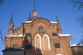 Church Of The Holy Rosary Of The Blessed Virgin Mary in Vladimir town, Russia. Royalty Free Stock Photo