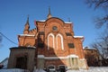 Church Of The Holy Rosary Of The Blessed Virgin Mary in Vladimir town, Russia. Royalty Free Stock Photo