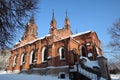 Church Of The Holy Rosary Of The Blessed Virgin Mary in Vladimir town, Russia. Royalty Free Stock Photo