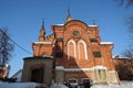 Church Of The Holy Rosary Of The Blessed Virgin Mary in Vladimir town, Russia. Royalty Free Stock Photo