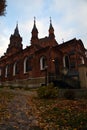 Church Of The Holy Rosary Of The Blessed Virgin Mary in Vladimir town, Russia. Royalty Free Stock Photo