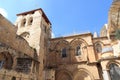 Church of the Holy Sepulchre in the Christian Quarter of the Old City of Jerusalem, Israel Royalty Free Stock Photo