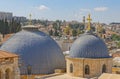 Church of the Holy Sepulchre dome in Jerusalem Israel Royalty Free Stock Photo