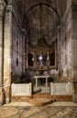 Church of the Holy Sepulchre interior with Greek Chapel of Saint Longinus in Christian Quarter of historic Old City of Jerusalem, Royalty Free Stock Photo