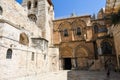 Church of the Holy Sepulchre,  in Old City East Jerusalem Royalty Free Stock Photo