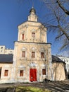 Church of the Holy Trinity in Khokhly in Octoer, Moscow, 1610 year built Royalty Free Stock Photo