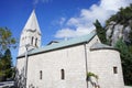 Church of the Holy Trinity in the lower part of the Serbian Orthodox monastery of Ostrog in Montenegro Royalty Free Stock Photo