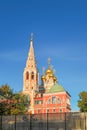 Church of the Holy Trinity in Vishnyaki. Pyatnitskaya Street Royalty Free Stock Photo