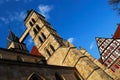 Church and house in Stuttgart-Esslingen