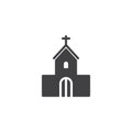 Church house vector icon