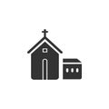 Church icon. Element of Easter holidays for mobile concept and web apps. Detailed Church icon can be used for web and mobile Royalty Free Stock Photo