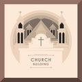 Church Building Concept Design Royalty Free Stock Photo