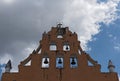 Church Iglesia de Santiago Apostol in Dzan, Yucatan, Mexico Royalty Free Stock Photo