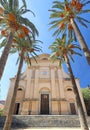 Church in L`lle-Rousse Corsica Royalty Free Stock Photo