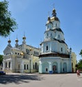 Church of the intercession of the blessed virgin in Kharkov, Ukraine Royalty Free Stock Photo