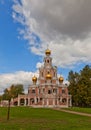 Church of the Intercession at Fili (1694) in Moscow, Russia