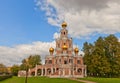 Church of the Intercession at Fili (1694) in Moscow, Russia Royalty Free Stock Photo