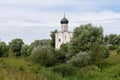 The Church of the Intercession of the Holy Virgin on the Nerl River or Royalty Free Stock Photo