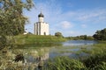 The Church of the Intercession of the Holy Virgin on the Nerl River, Russia Royalty Free Stock Photo