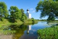 Church of Intercession on Nerl near village Bogolyubovo, Russia Royalty Free Stock Photo