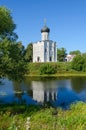 Church of Intercession on Nerl near village Bogolyubovo, Russia Royalty Free Stock Photo