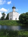 Church of Intercession upon Nerl River Royalty Free Stock Photo