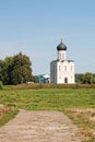Church of Intercession upon Nerl River. Royalty Free Stock Photo