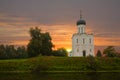 Church of the Intercession on the River Nerl Royalty Free Stock Photo