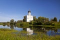 Church of the Intercession on the river Nerl Royalty Free Stock Photo