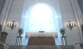 Church Interior And Altar