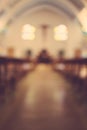 Church interior Royalty Free Stock Photo