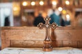 church interior blur abstract background Royalty Free Stock Photo