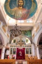 Church interior in Esna, Egypt Royalty Free Stock Photo