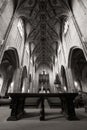 Church Interior Monochrome