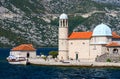 Church on the Island of Our Lady on the Reef, Montenegro Royalty Free Stock Photo