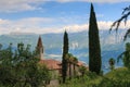 Church in the Italian Village of Pieve Tremosine at Lake Garda Royalty Free Stock Photo