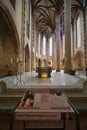 Reliquary of St. Thomas Aquinas in the Church of the Jacobins with its famous \'Palm Tree\' vaulted ceiling, Toulouse