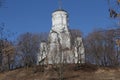 Church of John the Baptist in Dyakovo in early spring