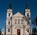 Church of John the Baptist in Wysokie Mazowieckie, Poland Royalty Free Stock Photo