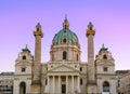 Church Karlskirche in Vienna Austria Royalty Free Stock Photo