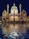 Church Karlskirche in Vienna Austria Royalty Free Stock Photo