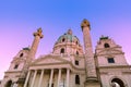 Church Karlskirche in Vienna Austria Royalty Free Stock Photo