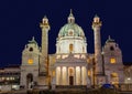 Church Karlskirche in Vienna Austria Royalty Free Stock Photo