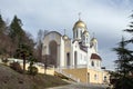 Church of Kazan icon Our Lady in Dagomys, Russia Royalty Free Stock Photo
