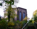 Church Kreuzkirche in Autumn in the Neighborhood Schmargendorf, Berlin Royalty Free Stock Photo