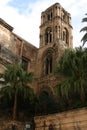 Church: LA MARTORANA, Bell Tower. Palermo, Sicily Royalty Free Stock Photo