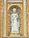 Church of La Merced statue in yellow and white, Antigua, Guatemala Royalty Free Stock Photo