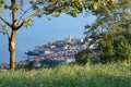 Church lake Como Royalty Free Stock Photo