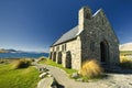 Church at Lake Tekapo, New Zealand Royalty Free Stock Photo